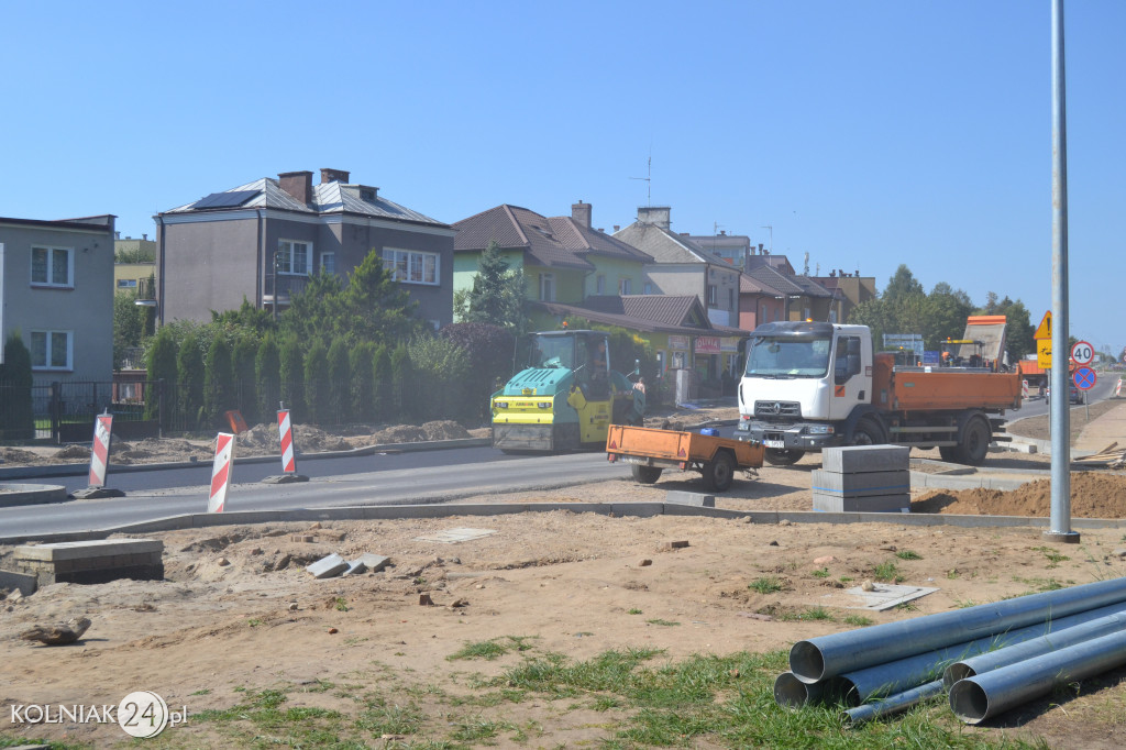 Modernizacja drogi krajowej w Kolnie (wrzesień)