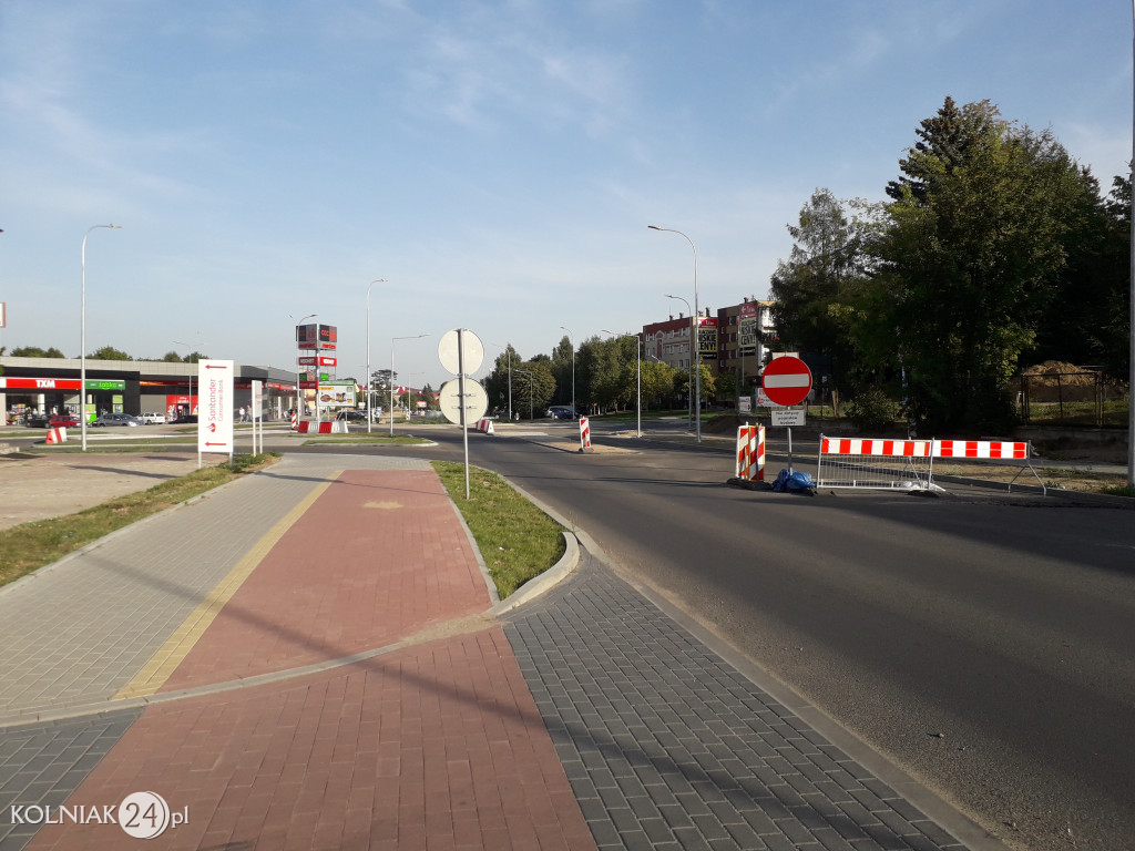 Modernizacja drogi krajowej w Kolnie (wrzesień)
