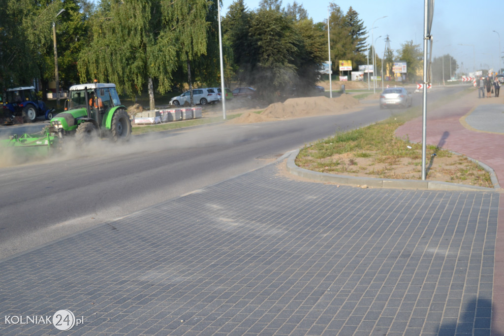 Modernizacja drogi krajowej w Kolnie (wrzesień)