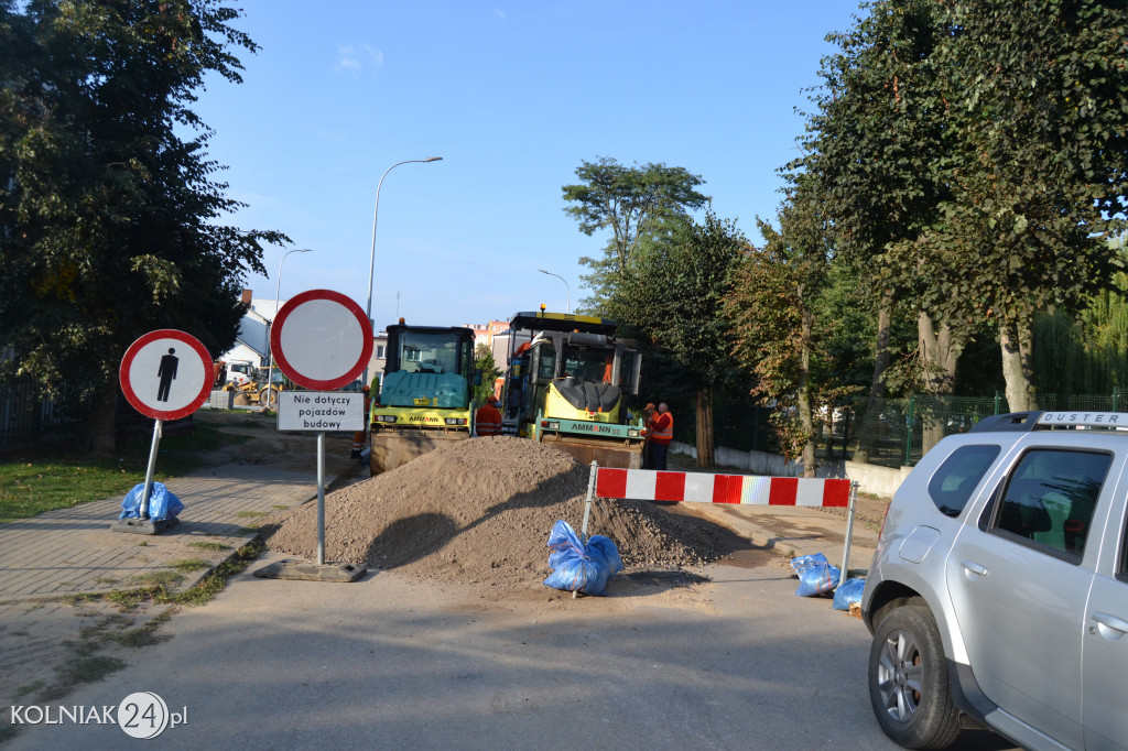Modernizacja drogi krajowej w Kolnie (wrzesień)