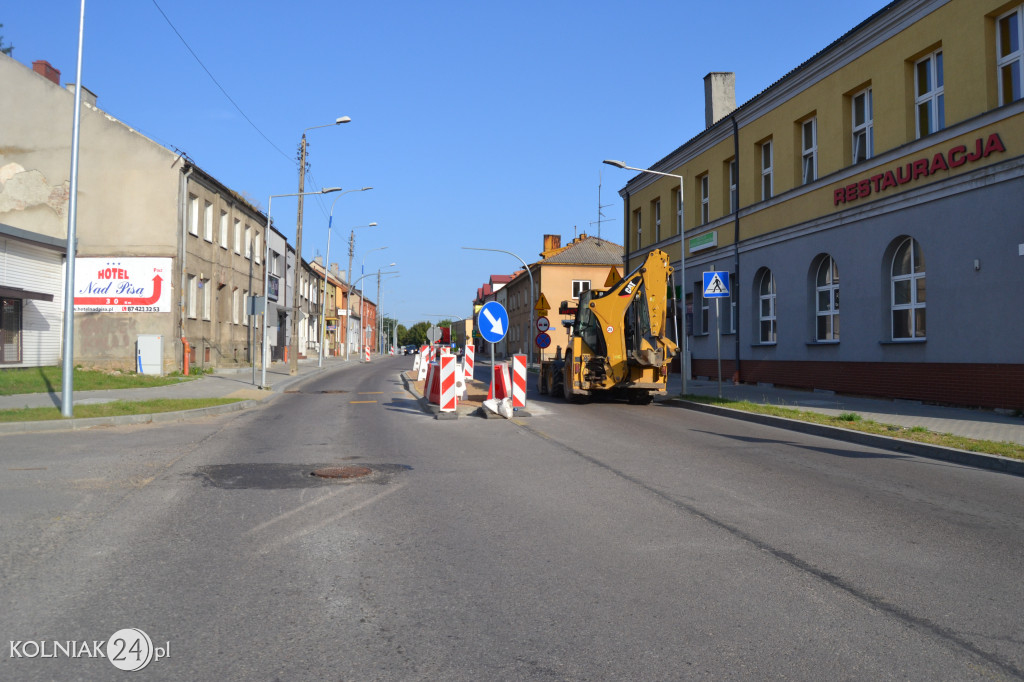 Modernizacja drogi krajowej w Kolnie (wrzesień)