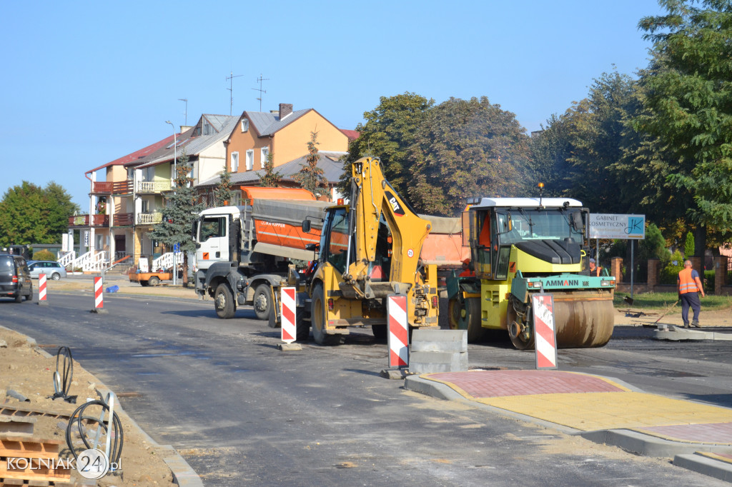 Modernizacja drogi krajowej w Kolnie (wrzesień)