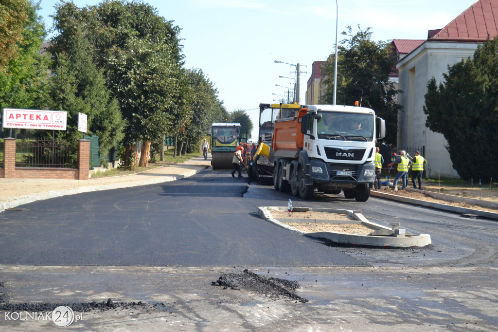 Modernizacja drogi krajowej w Kolnie (wrzesień)