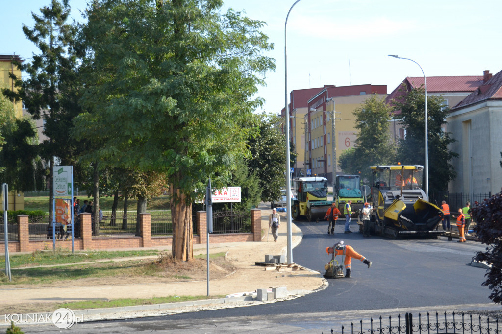 Modernizacja drogi krajowej w Kolnie (wrzesień)