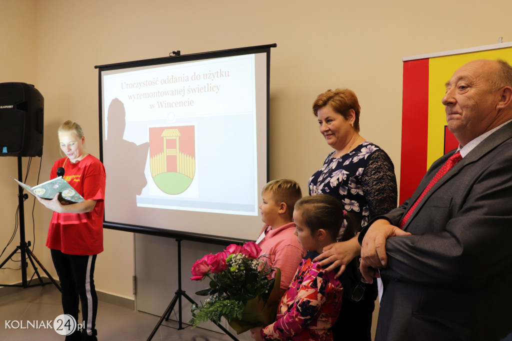 Otwarcie świetlicy w Wincencie