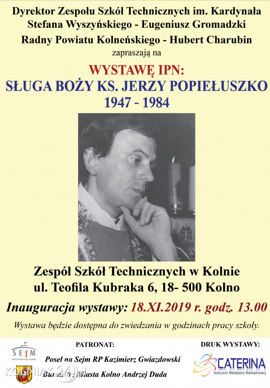 Wystawa: Ks. Jerzy Popiełuszko