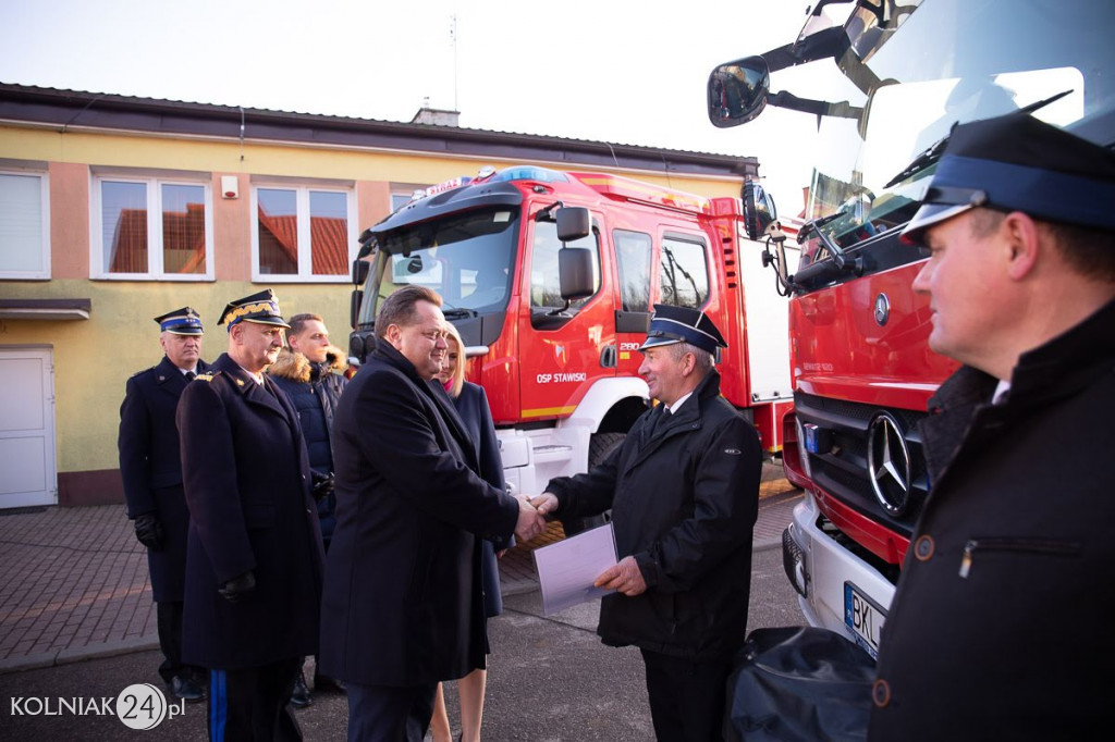Przekazanie samochodów OSP