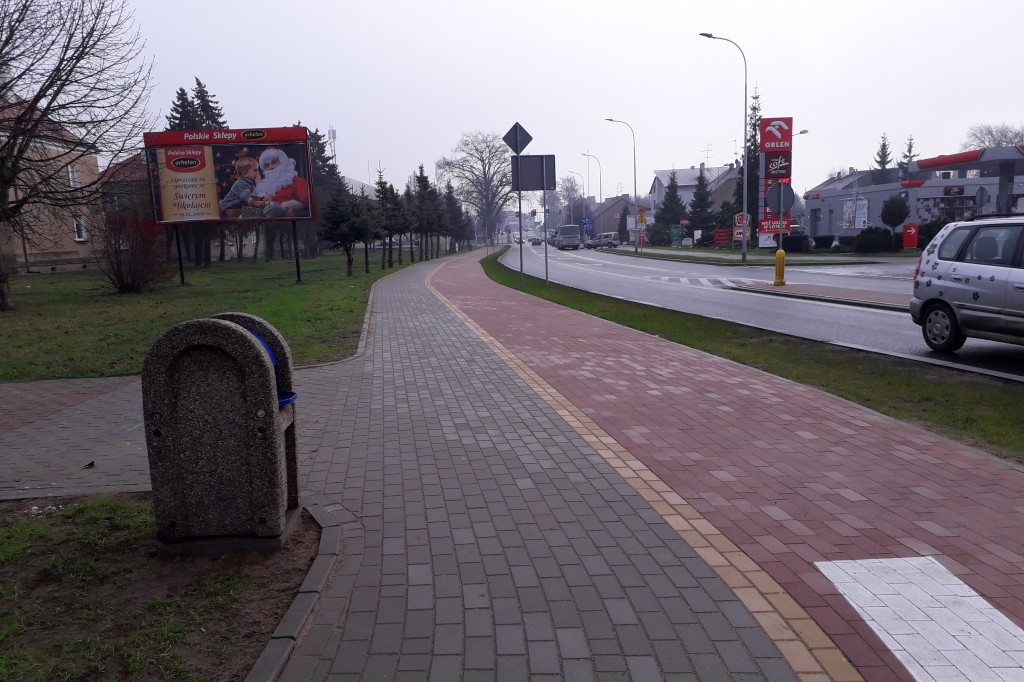 Zdjęcia drogi krajowej w grudniu
