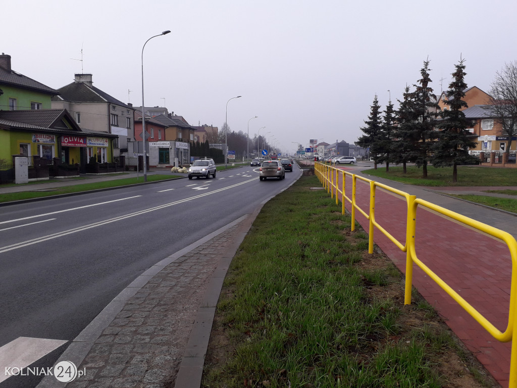 Zdjęcia drogi krajowej w grudniu