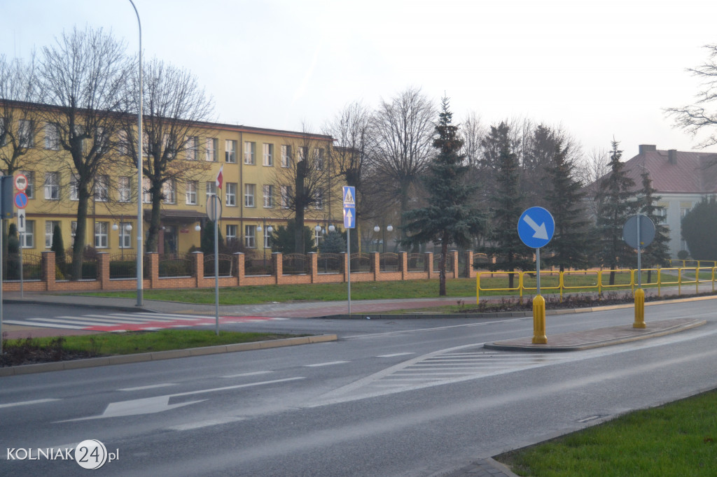Zdjęcia drogi krajowej w grudniu