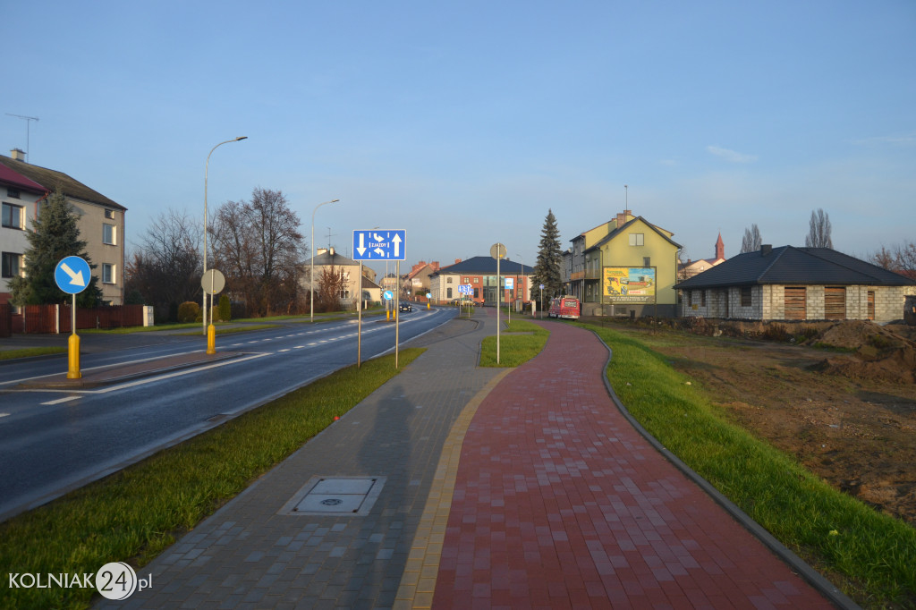 Zdjęcia drogi krajowej w grudniu