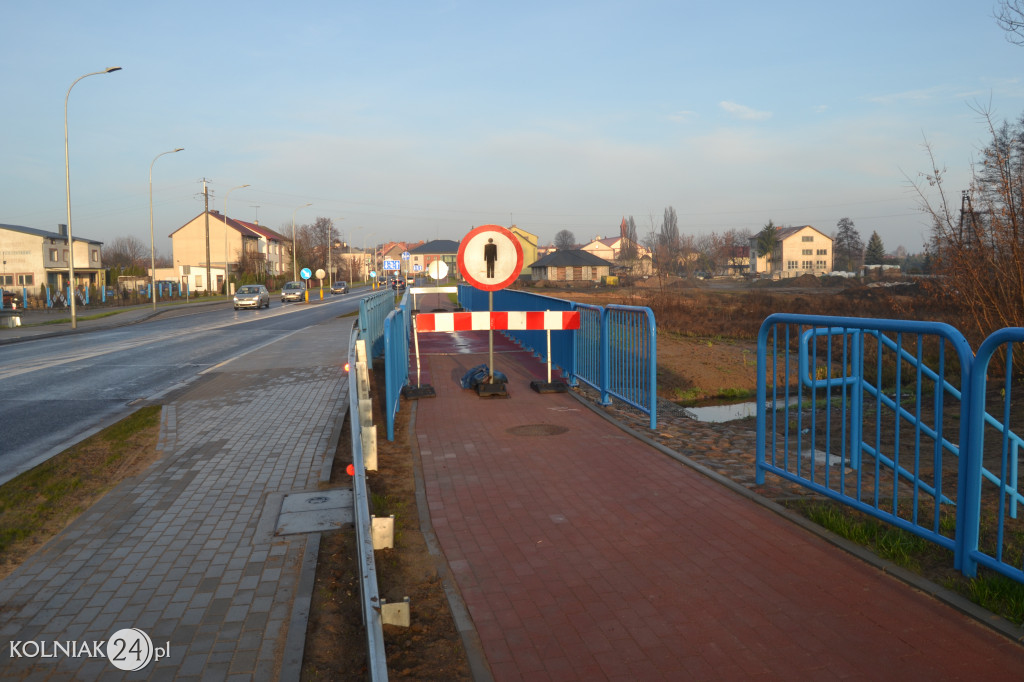 Zdjęcia drogi krajowej w grudniu