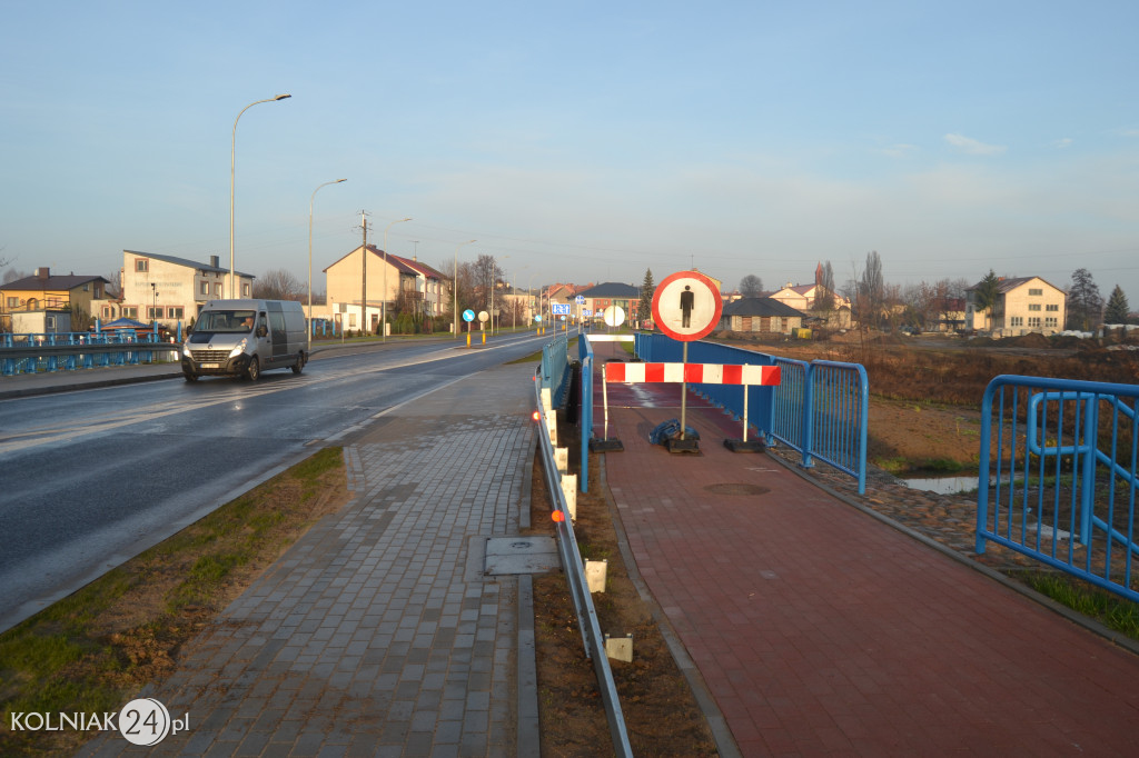 Zdjęcia drogi krajowej w grudniu