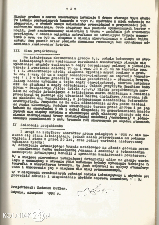 O pomniku w Kolnie