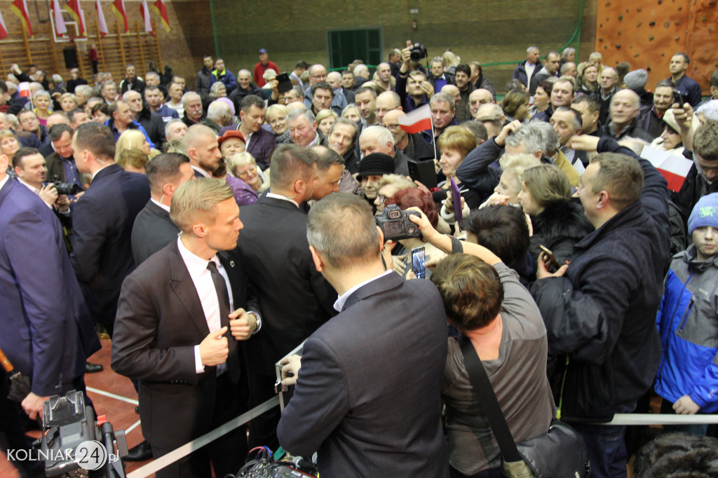 Prezydent spotkał się z mieszkańcami powiatu kolneńskiego