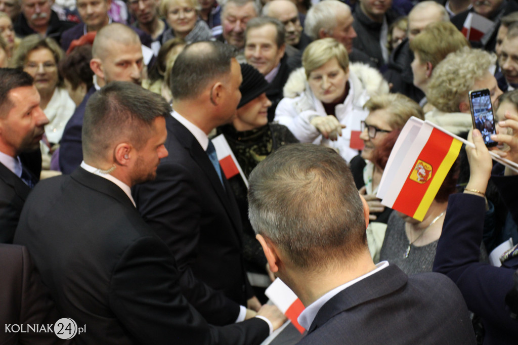 Prezydent spotkał się z mieszkańcami powiatu kolneńskiego