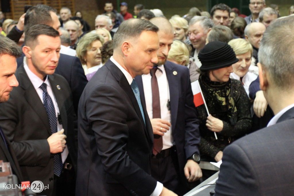 Prezydent spotkał się z mieszkańcami powiatu kolneńskiego