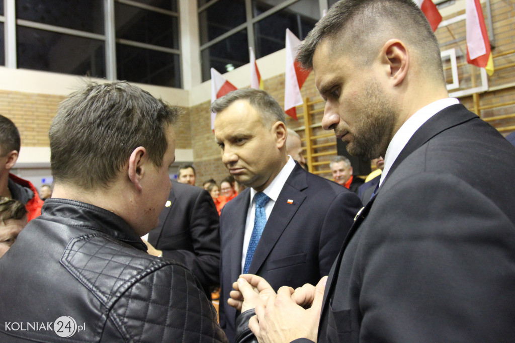Prezydent spotkał się z mieszkańcami powiatu kolneńskiego