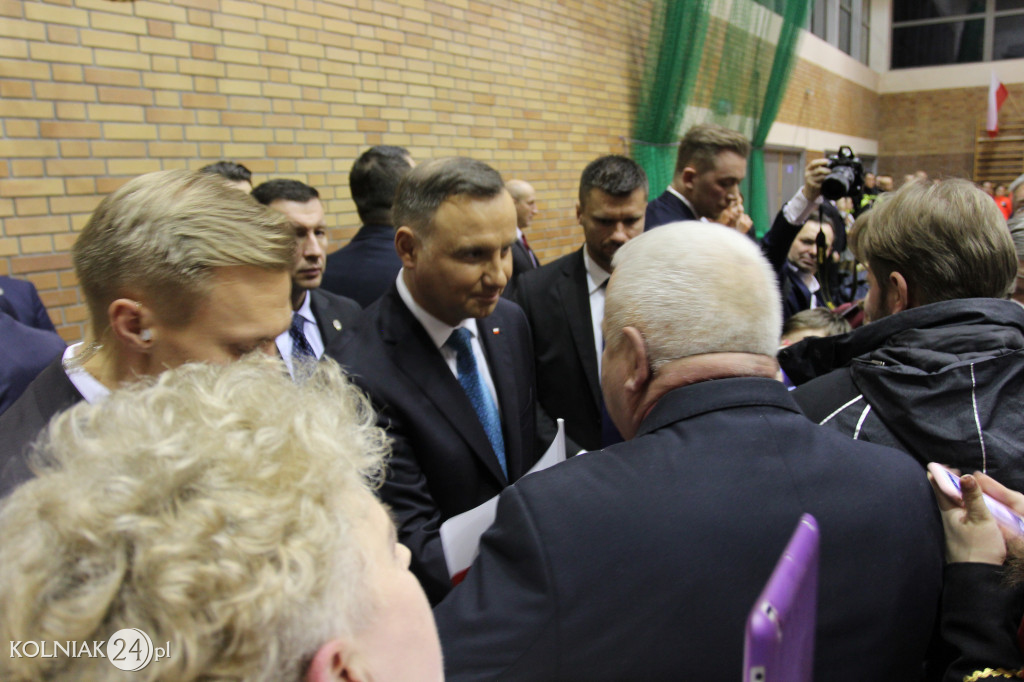 Prezydent spotkał się z mieszkańcami powiatu kolneńskiego