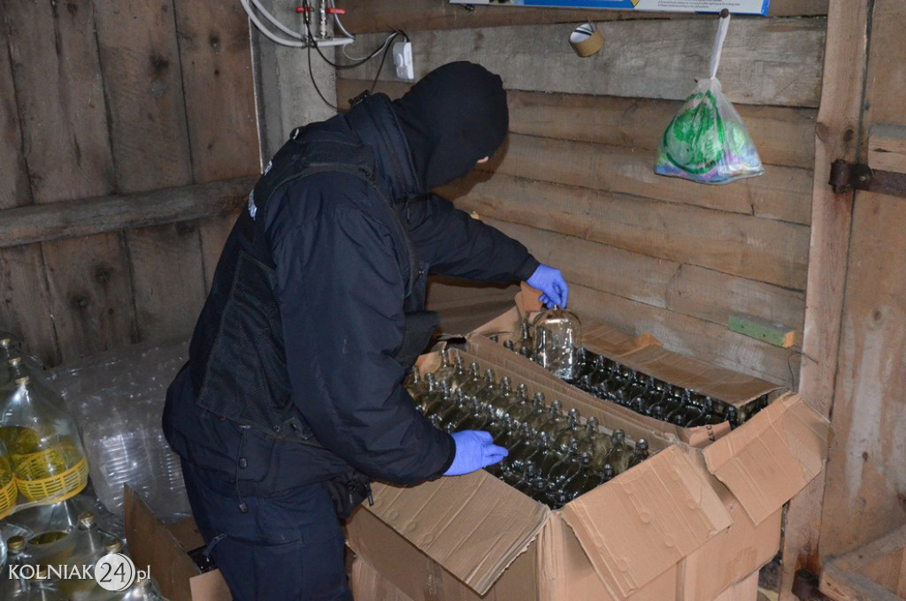 500 litrów nielegalnego alkoholu
