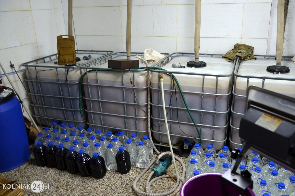 500 litrów nielegalnego alkoholu