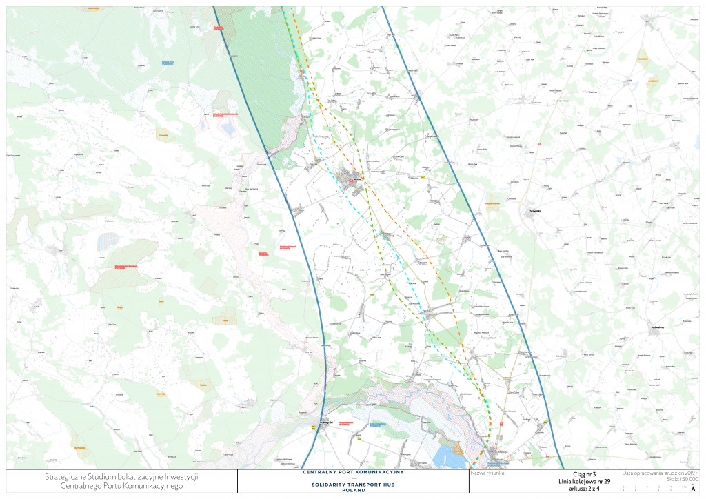 Trasa kolejowa przez Kolno