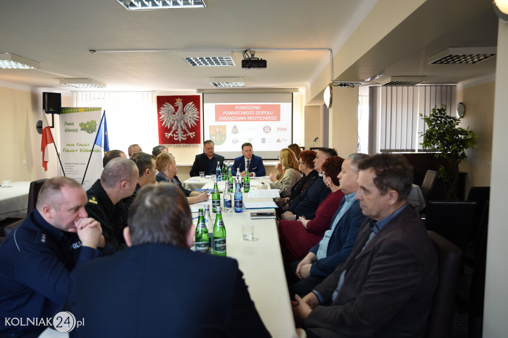 Spotkanie Powiatowego Zespołu Zarządzania Kryzysowego