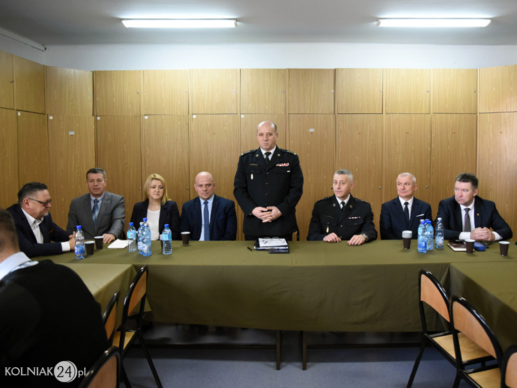 Odprawa roczna kolneńskich strażaków