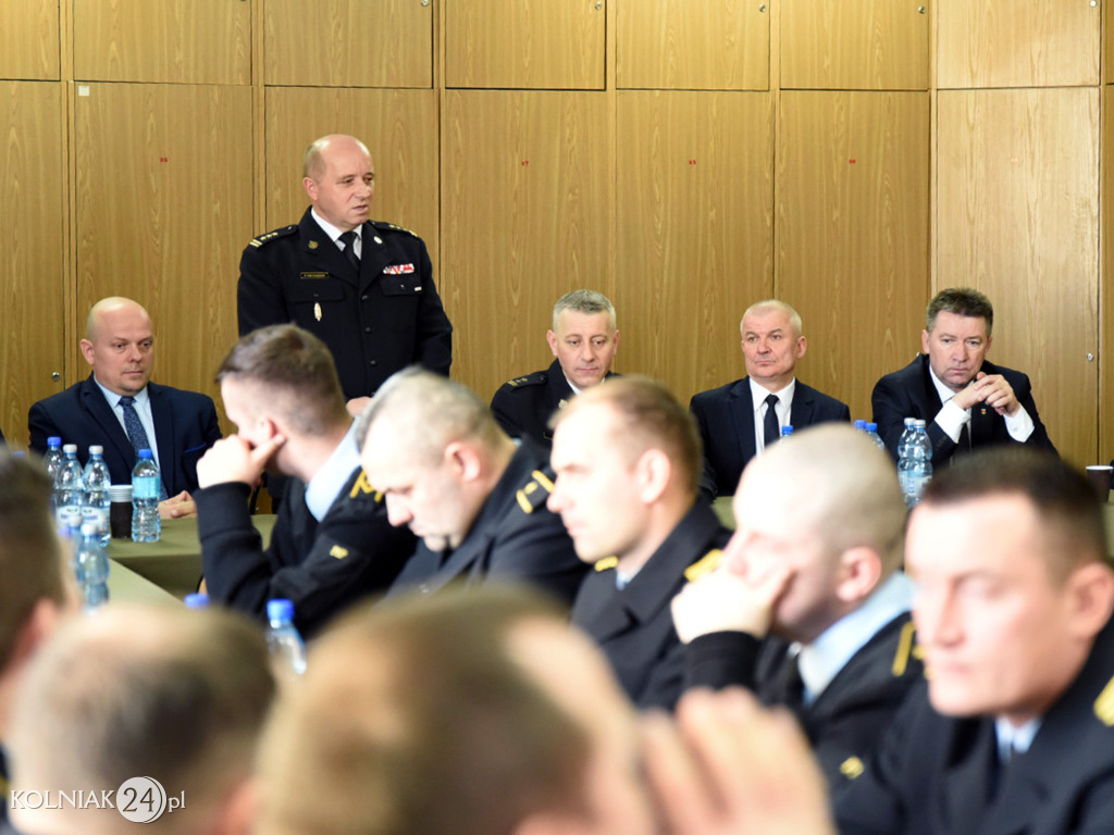Odprawa roczna kolneńskich strażaków