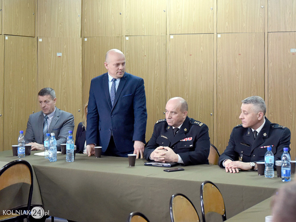 Odprawa roczna kolneńskich strażaków