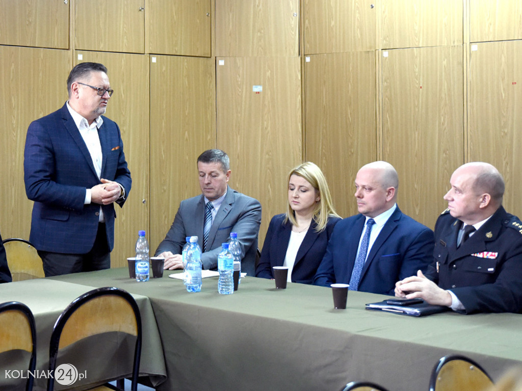 Odprawa roczna kolneńskich strażaków