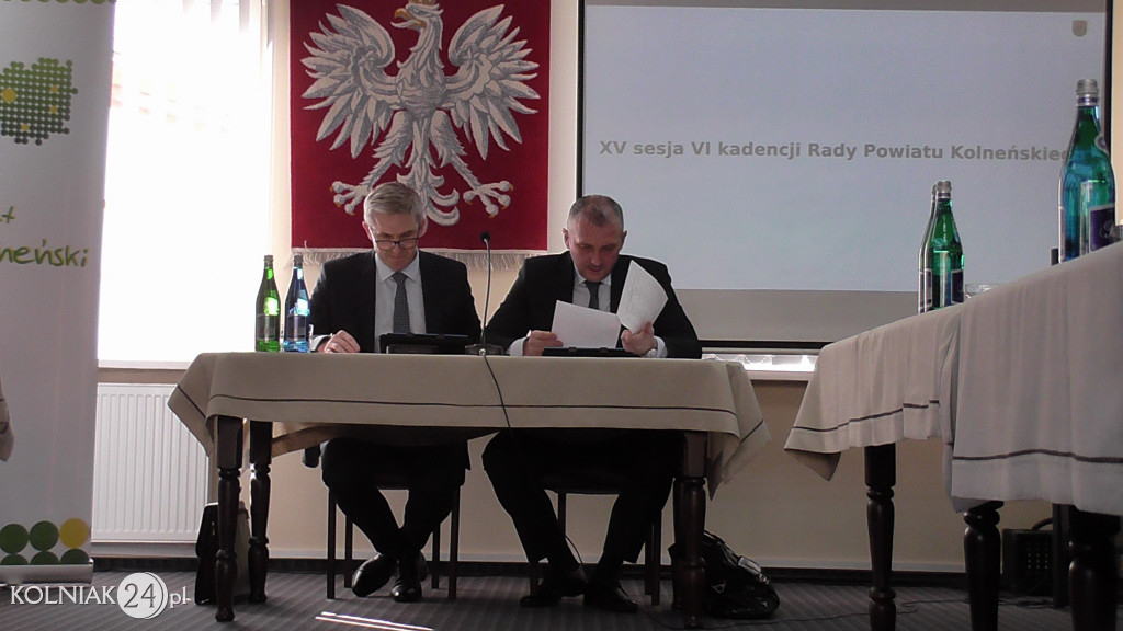 XV Sesja Rady Powiatu Kolneńskiego