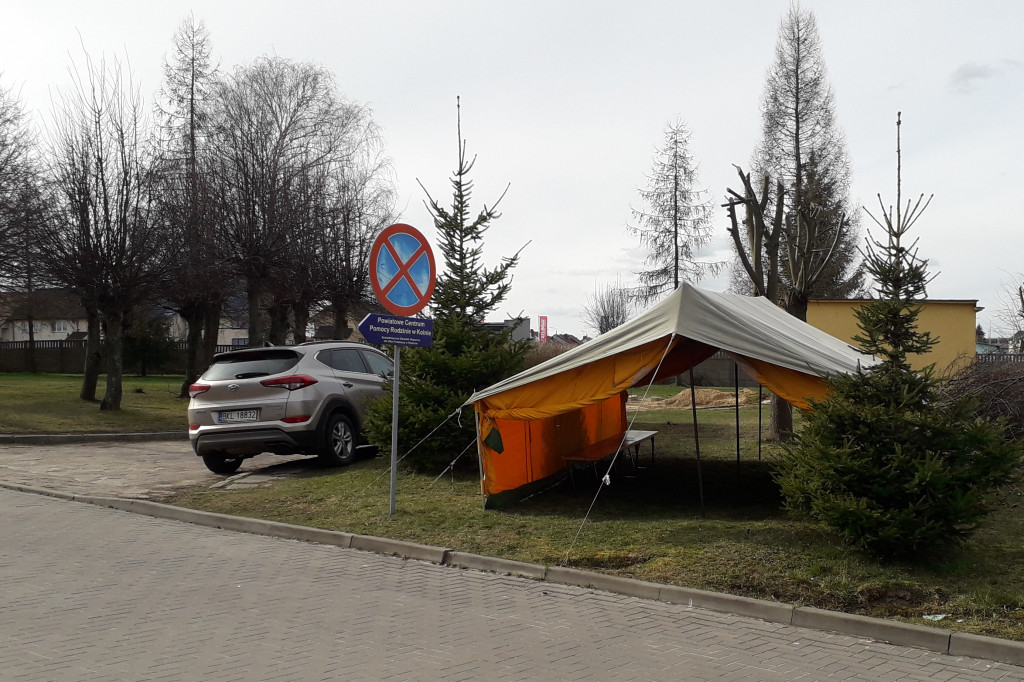 Kolno: Namioty do tzw. triażowania