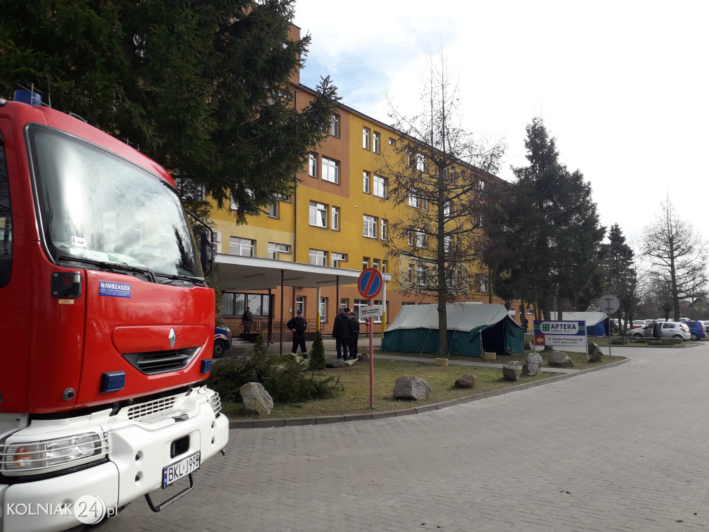 Kolno: Namioty do tzw. triażowania