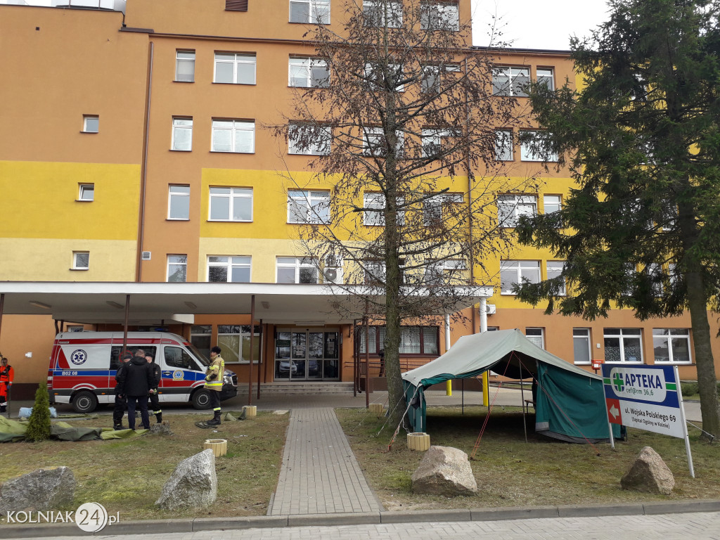 Kolno: Namioty do tzw. triażowania