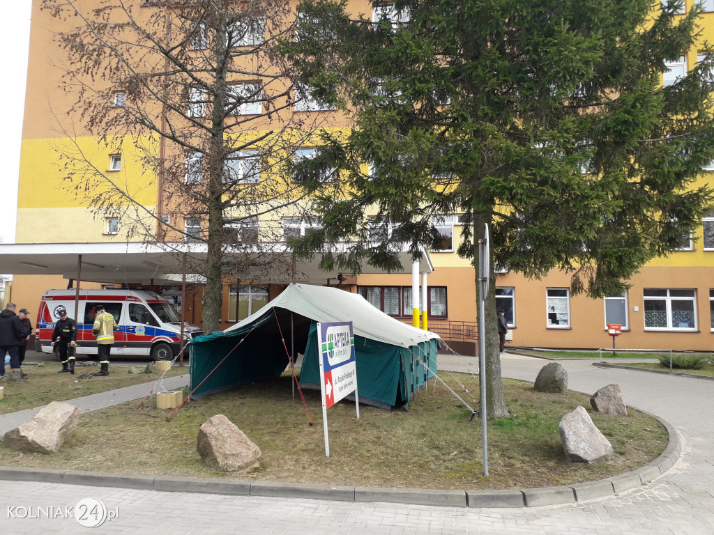 Kolno: Namioty do tzw. triażowania