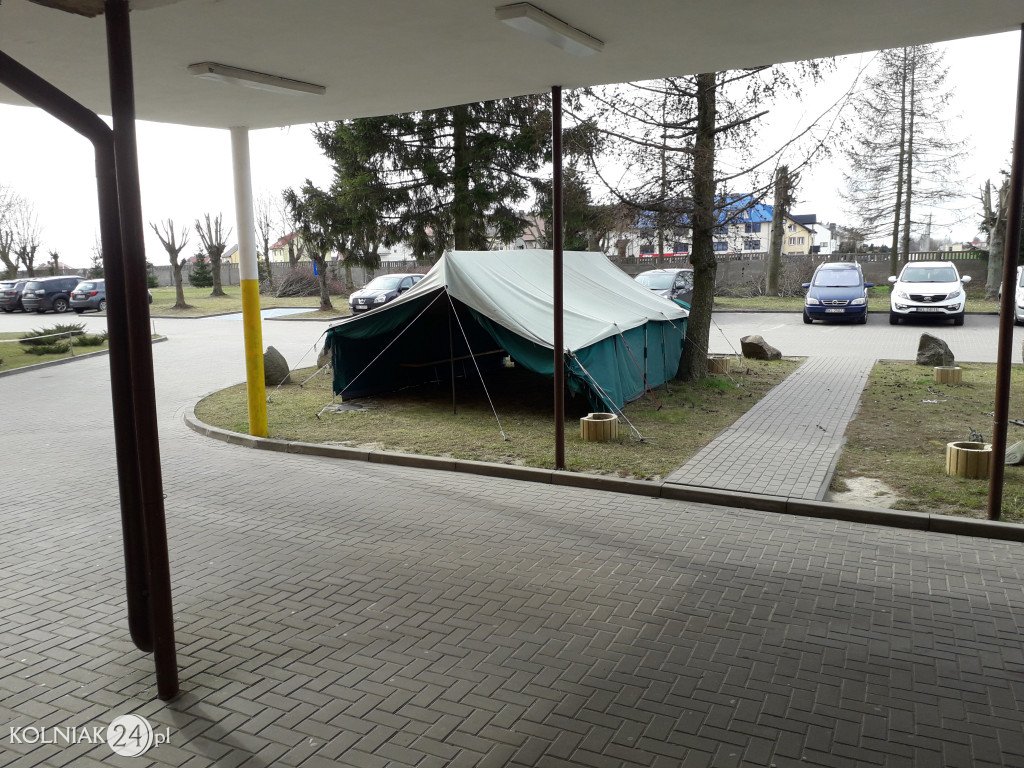 Kolno: Namioty do tzw. triażowania