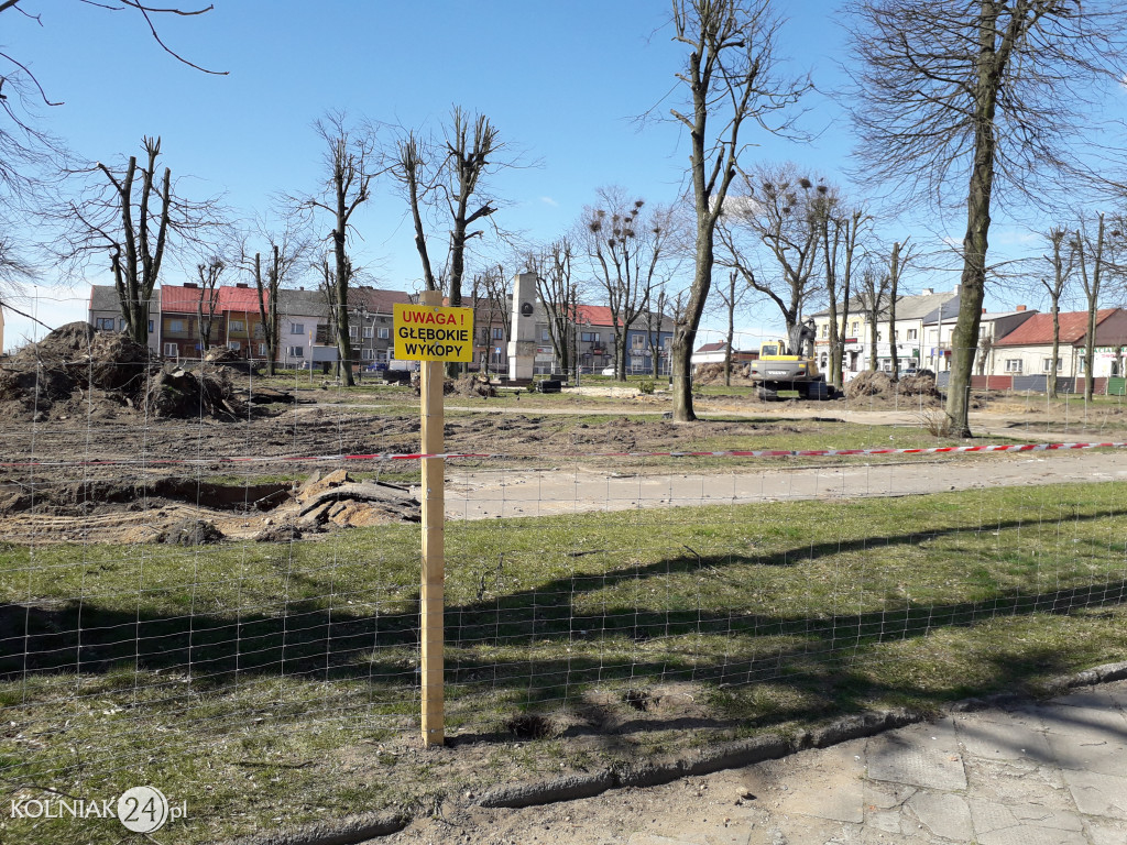 Ruszyły prace ziemne w parku miejskim