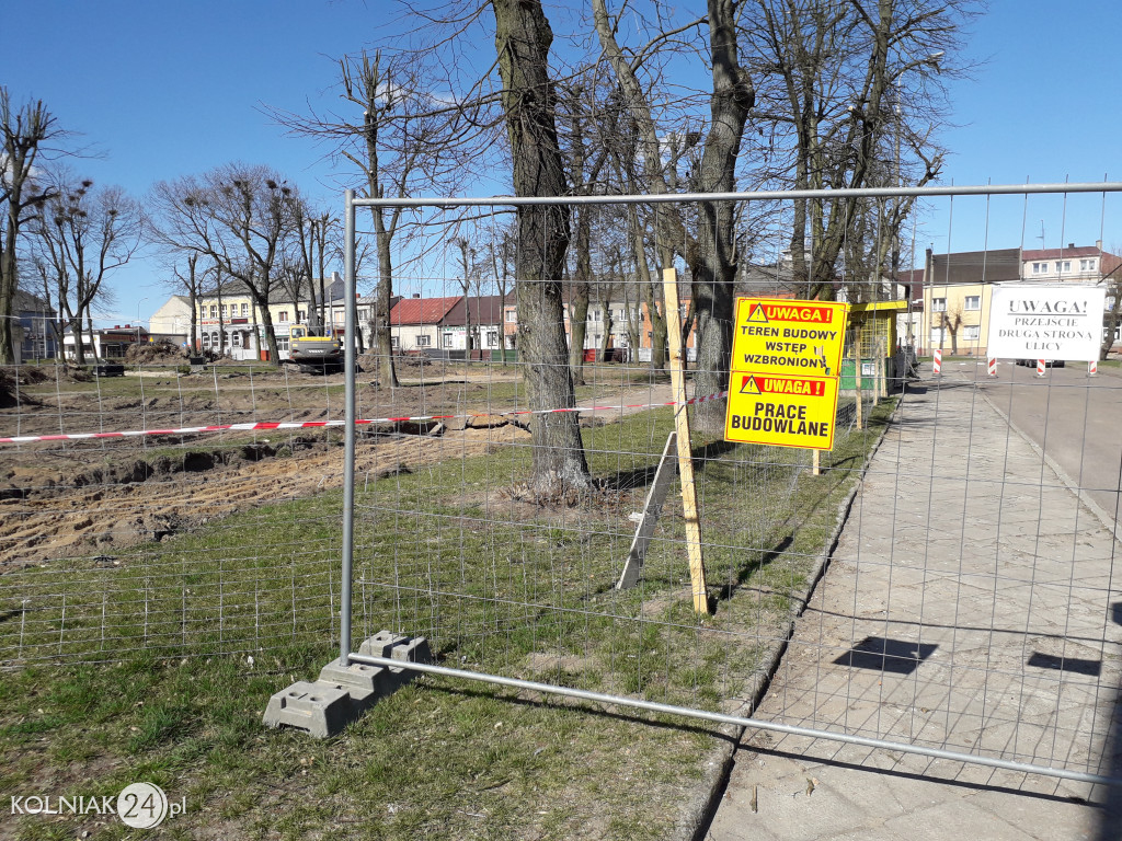 Ruszyły prace ziemne w parku miejskim