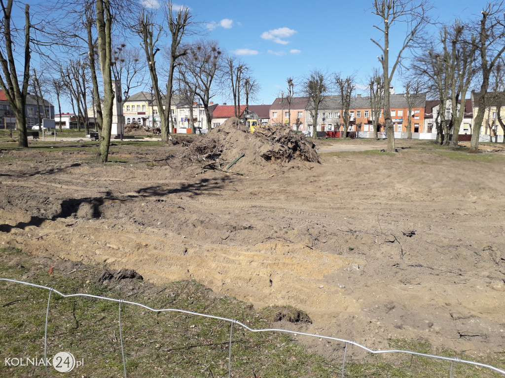 Ruszyły prace ziemne w parku miejskim