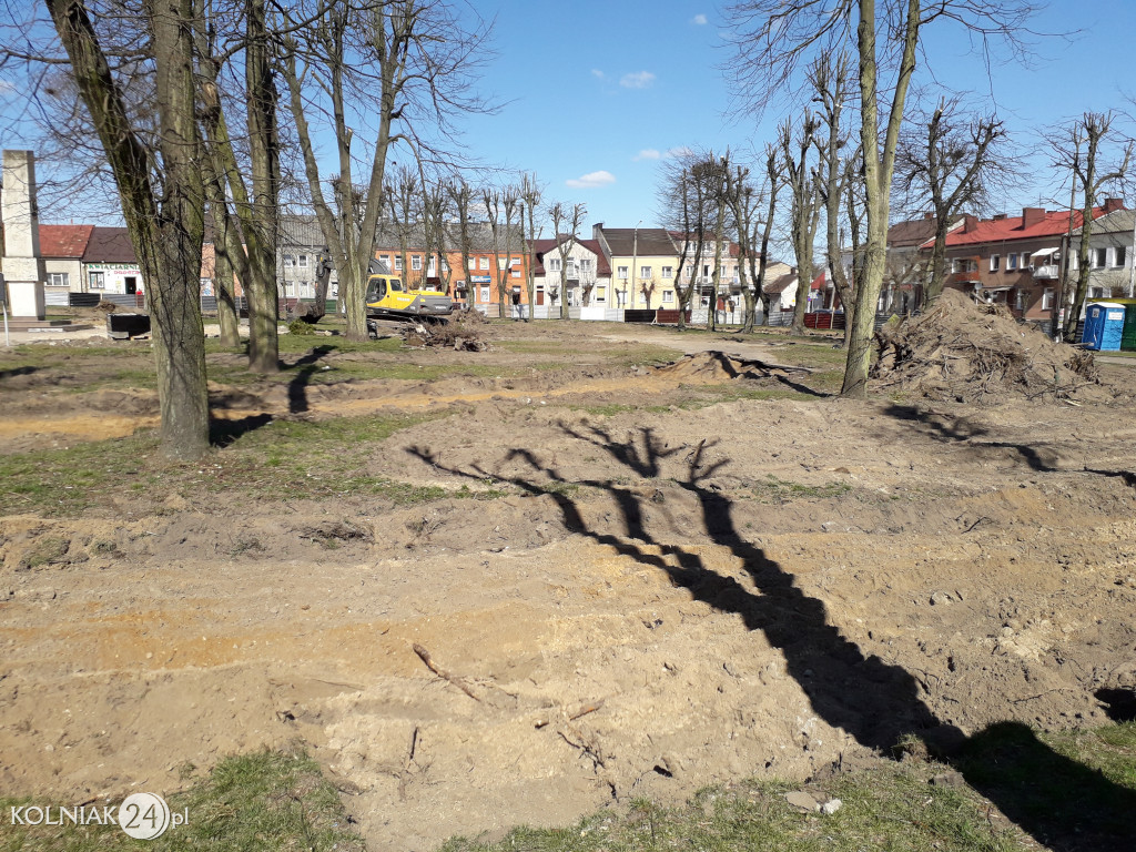 Ruszyły prace ziemne w parku miejskim