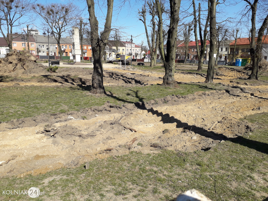 Ruszyły prace ziemne w parku miejskim