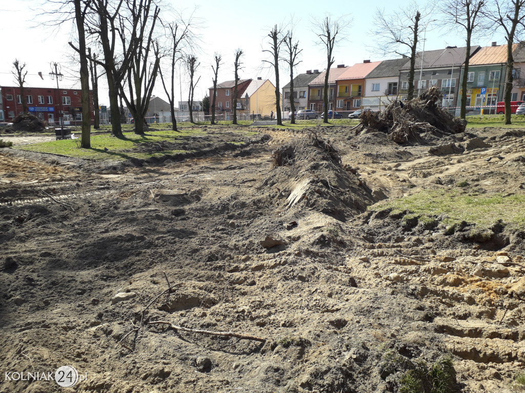 Ruszyły prace ziemne w parku miejskim