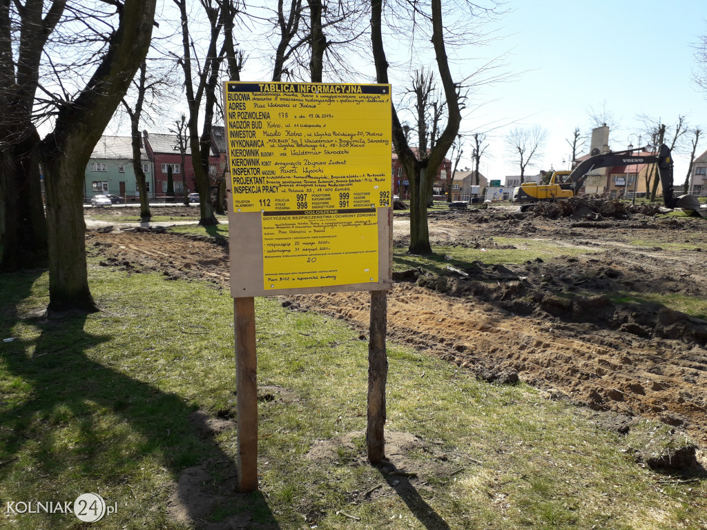 Ruszyły prace ziemne w parku miejskim
