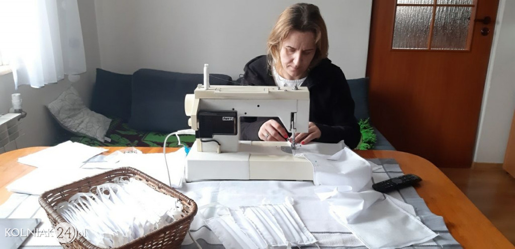 W gminie Kolno szyją maseczki