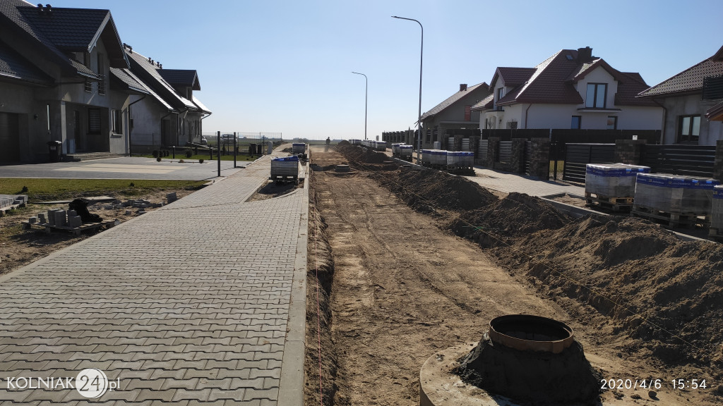 Budowa ulic w Kolnie: Akacjowa i Bukowa