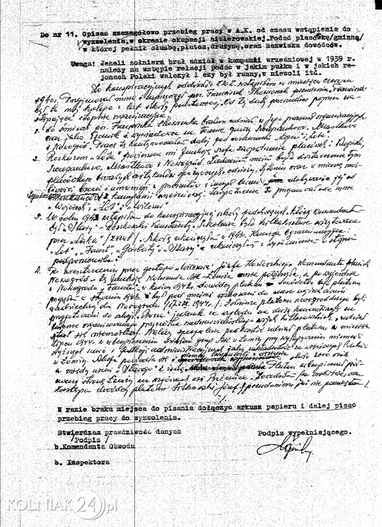 W żadnym z nich nie ma zarzutu współpracy z gestapo
