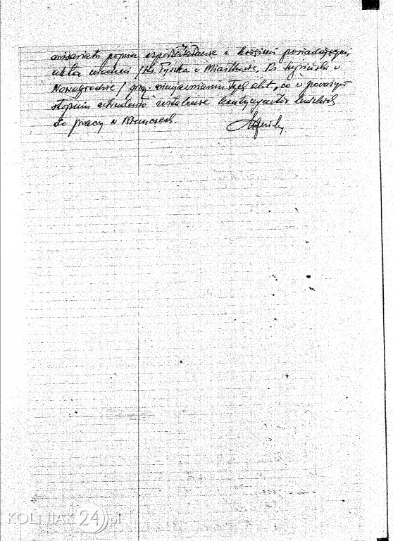 W żadnym z nich nie ma zarzutu współpracy z gestapo