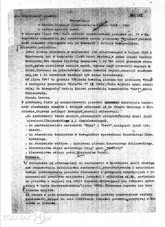 W żadnym z nich nie ma zarzutu współpracy z gestapo