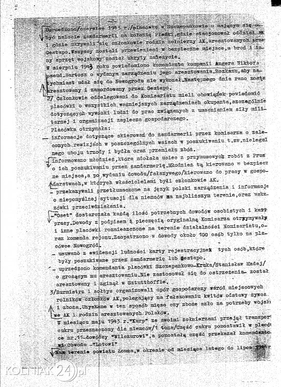 W żadnym z nich nie ma zarzutu współpracy z gestapo